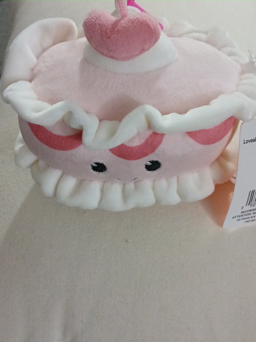 Pink Plush Bag chain Charm - Kids Accessory